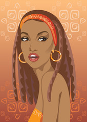  Beautiful black woman.African woman. - 94623717