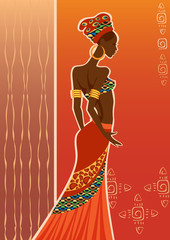  Beautiful black woman.African woman. - 94623922