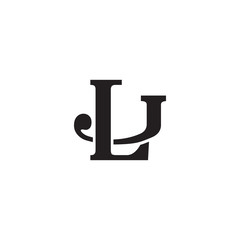 Letter J and L monogram logo