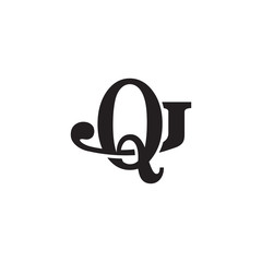 Letter J and Q monogram logo