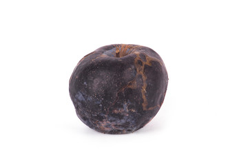 Wrinkled rotten apple