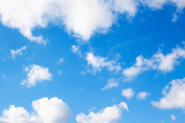 Blue sky with clouds