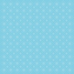 blue background with snowflakes, vector illustration