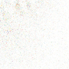 Colorful explosion of confetti.  Colorful grainy texture vector.