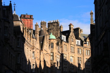 Fototapeta na wymiar Edimburgo, monumenti e parchi cittadini