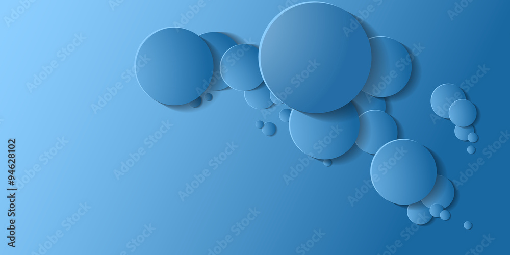Fototapete Abstract background is similar to the bubbles.Vector