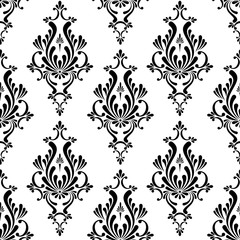 Damask seamless pattern