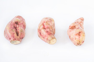 Potato isolated white background