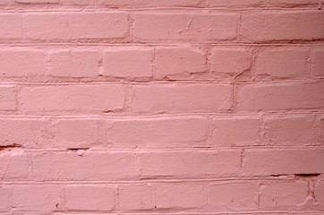 Fragment of a pink wall closeup