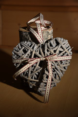 decorazione casa cuore in legno abbellire decorare casa