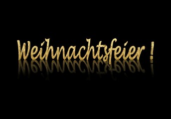 Weihnachtsfeier / 3d 