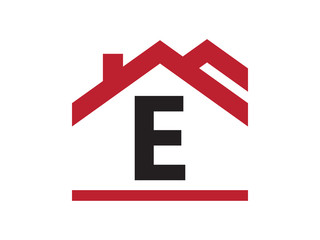 E Letter Real Estate Logo