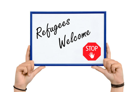 Stop - Refugees Welcome