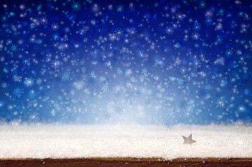 Winter snow background.