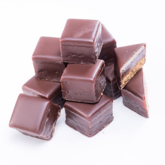 Lecker aussehende Dominosteine