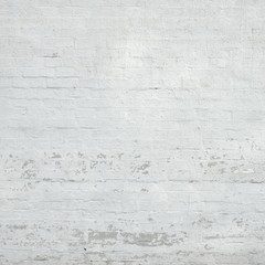 Vintage White Brick Wall Texture
