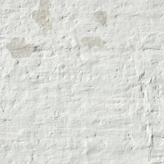 Old White Brick Wall With Whitewash Painted Plaster layer Textur