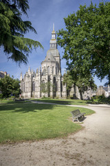 Church in the City of Dinan, Brittany, France