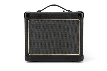 Naklejka premium Electric guitar amplifier,music speaker