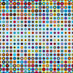 dots seamless pattern geometric
