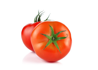 Tomato isolated on white background