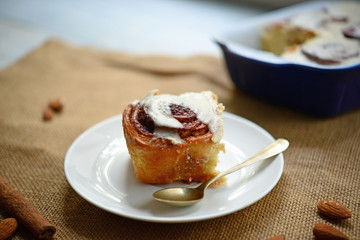 Fresh cinnamom rolls