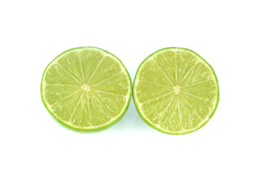 lime isolated on white background