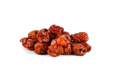 Red jujube isolated on white background