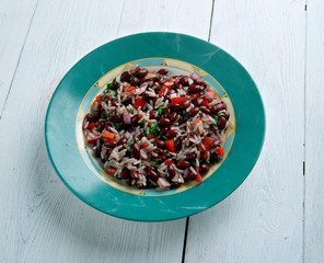 Arroz con Frijoles Negro