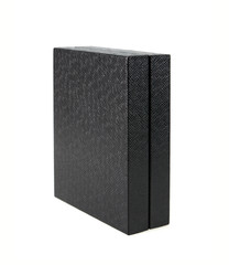 Fototapeta premium black box isolated on white