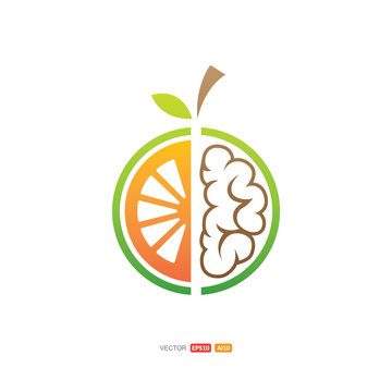 Orange Brain Logo