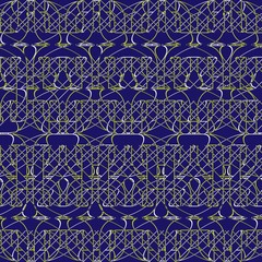 intersected mosaic seamless pattern