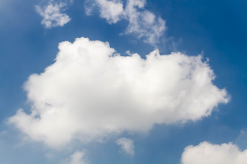 Group of cloud and  blue sky on day time for background