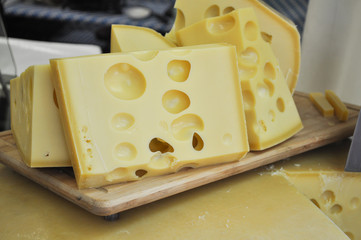 Traditional handmade cheese