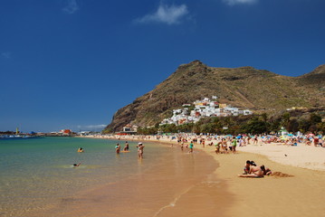Plage de Las Teresitas, Tenerife, îles Canaries, Espagne