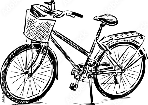 "sketch of a bike" Stock image and royalty-free vector files on Fotolia