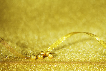Gold background decorating Christmas, Chinese New Year.