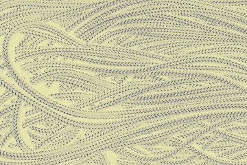 abstract yellow rope