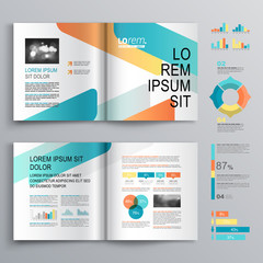 Obraz premium Brochure Template Design