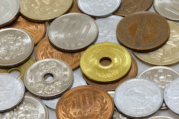 日本の通貨　コイン