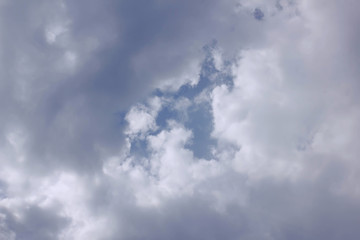 Obraz premium white clouds in the blue sky