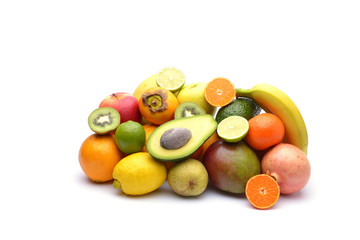 Assortment of exotic fruits