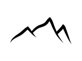 simple mountain logo
