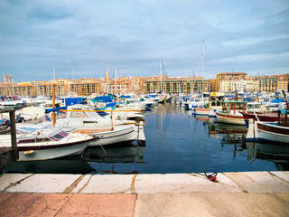 Fototapeta na wymiar Yacht port, Marseille