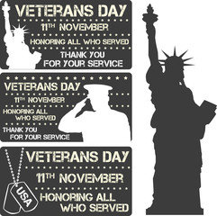 veterans day sign