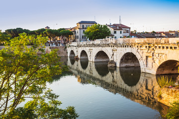 Bridge of Tiberius (Ponte di Tiberio) in Rimini