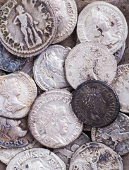 Ancient coin of the Roman Empire.