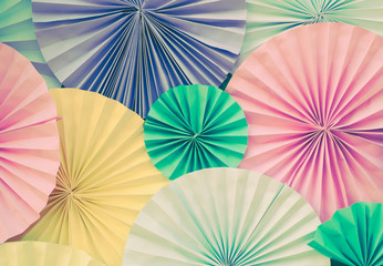 colorful circle paper
