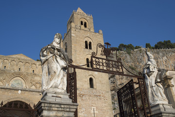 Fototapeta na wymiar Cathedral Basilica of Cefalu, Sicily. Italy.