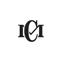 Letter M and C monogram logo